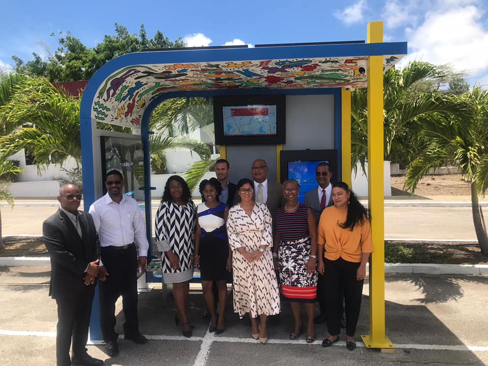 Smart Bus Stop in Curacao