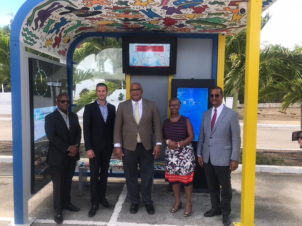 Smart Bus Stop in Curacao
